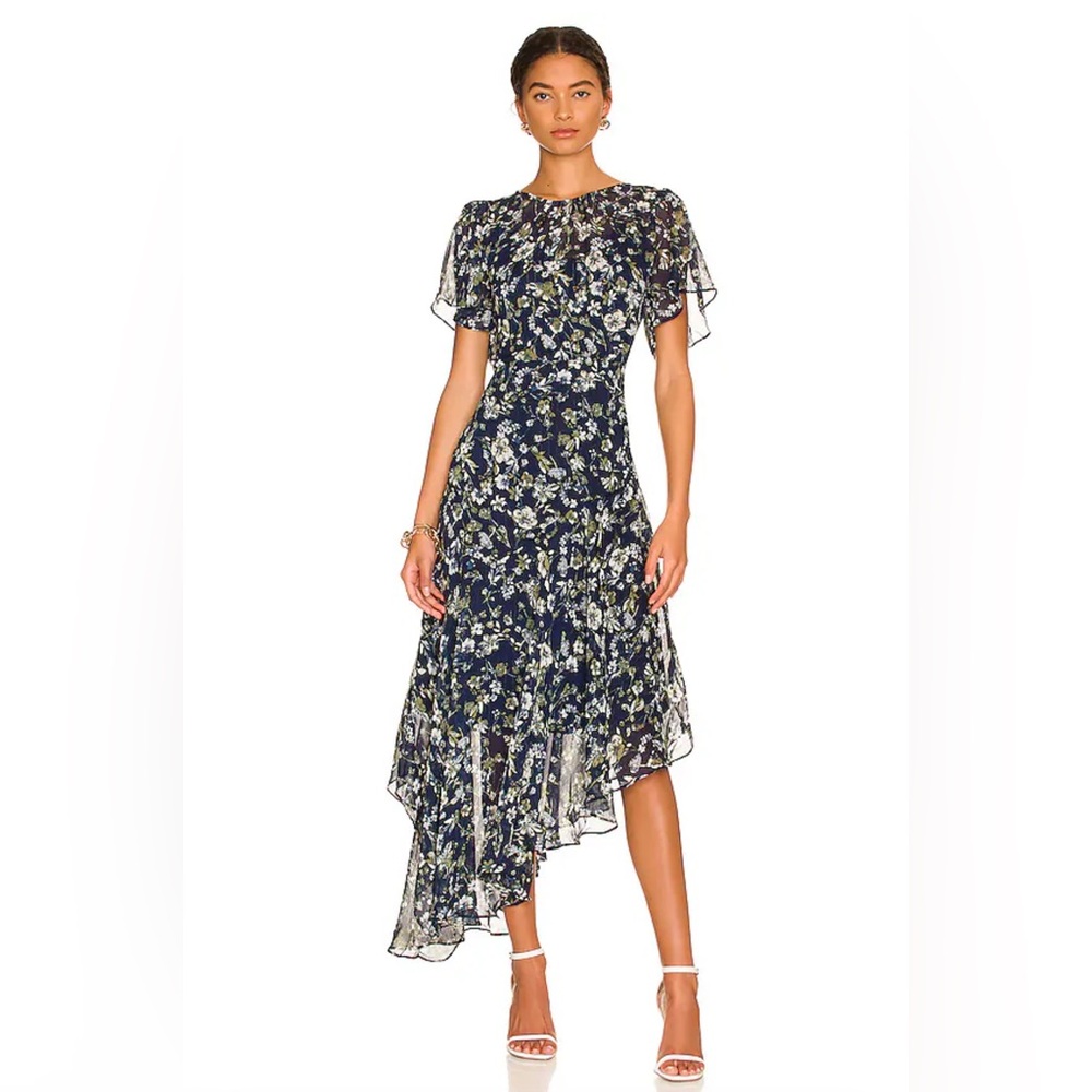 ASTR The Label (Size S and M) Floral Asymmetrical Dress